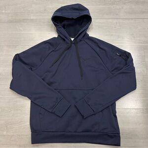 Nike Therma-Fit Pullover Fitness Hoodie Men’s Size M DQ4834-451 NAVY BLUE